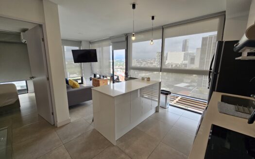 Se alquila apartamento amoblado en Nunciatura torre piso 16. Cod 24936