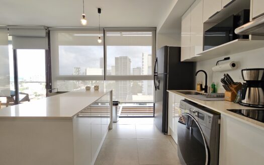 Se alquila apartamento amoblado en Nunciatura torre piso 16. Cod 24936